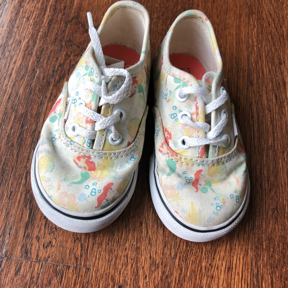 Vans Toddler Size 5 - Little Mermaid Disney shoes